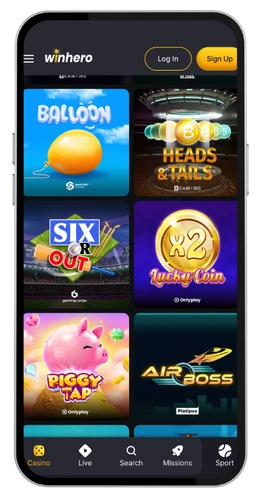 WinHero casino anwendung